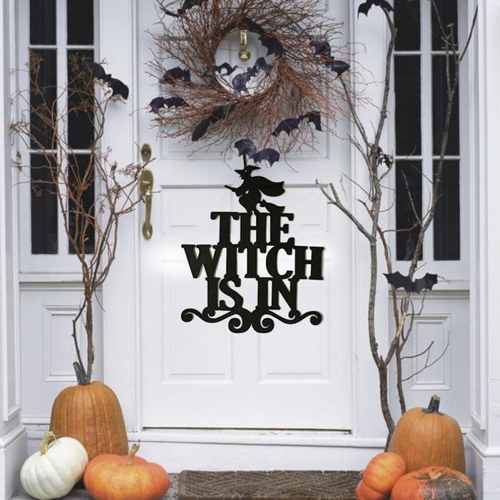 Halloween Hanging Door Signs for Spooky Entryway Decor
