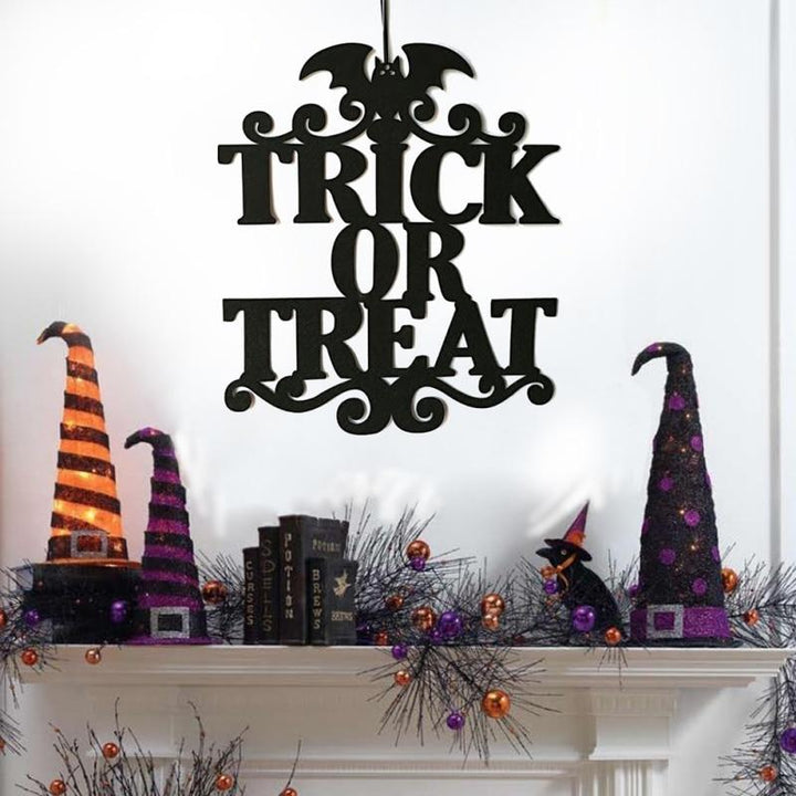 Halloween Hanging Door Signs for Spooky Entryway Decor