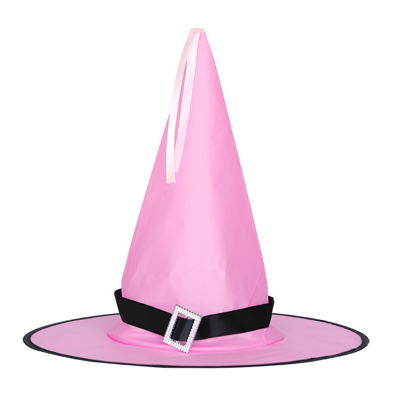 LED Witch Hat Halloween Costume Party Decoration Prop
