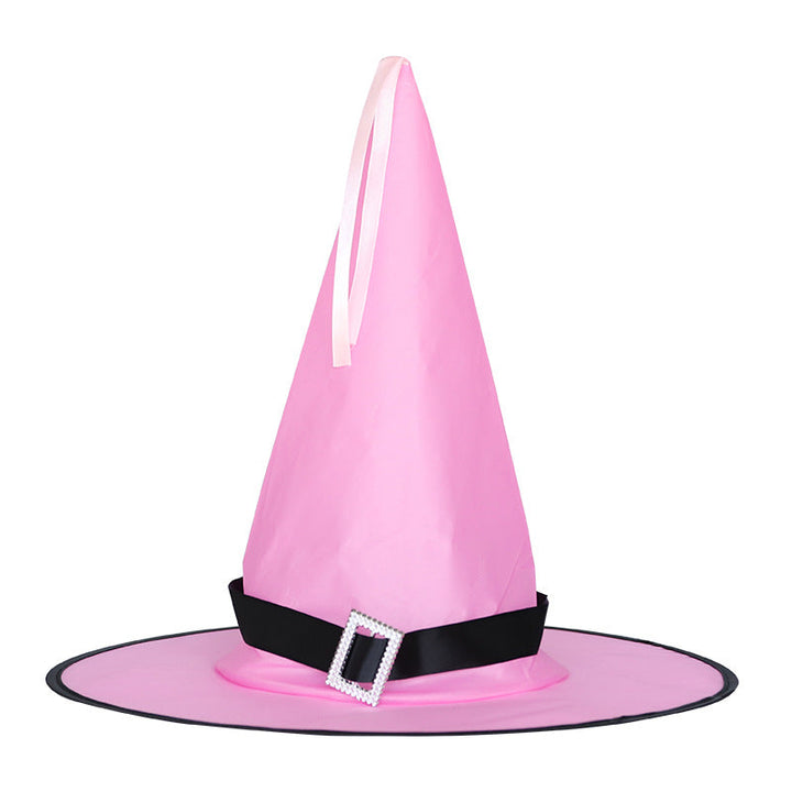 LED Witch Hat Halloween Costume Party Decoration Prop