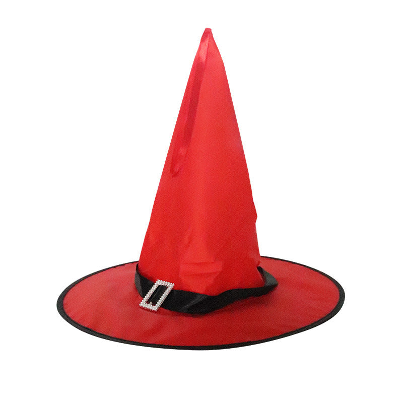 LED Witch Hat Halloween Costume Party Decoration Prop