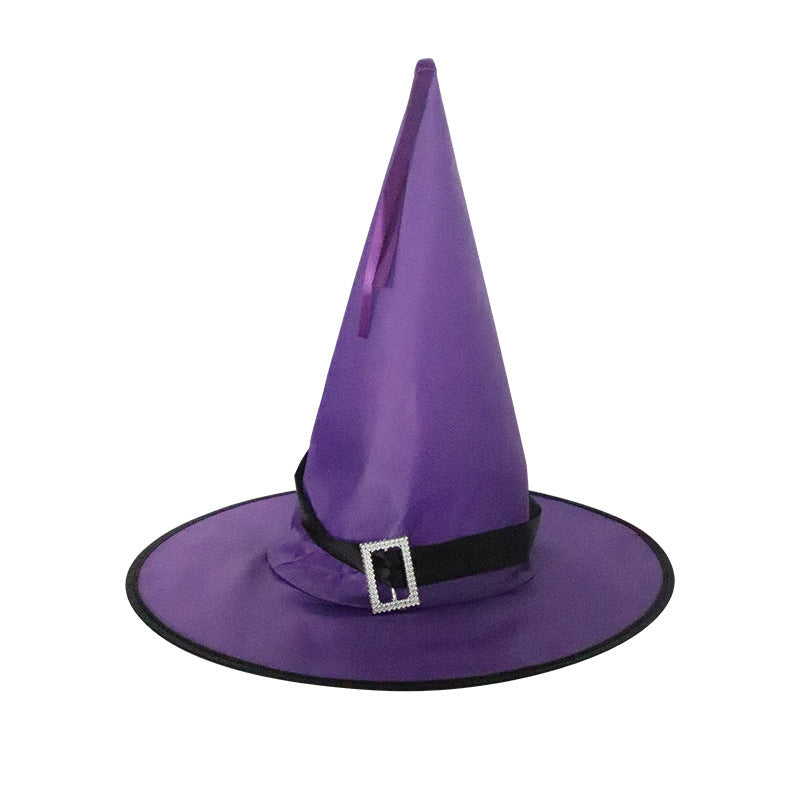 LED Witch Hat Halloween Costume Party Decoration Prop