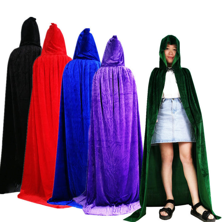 Hooded Cloak Cape - Instant Witch Wizard Costume