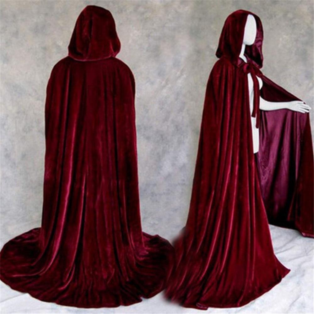 Hooded Cloak Cape - Instant Witch Wizard Costume