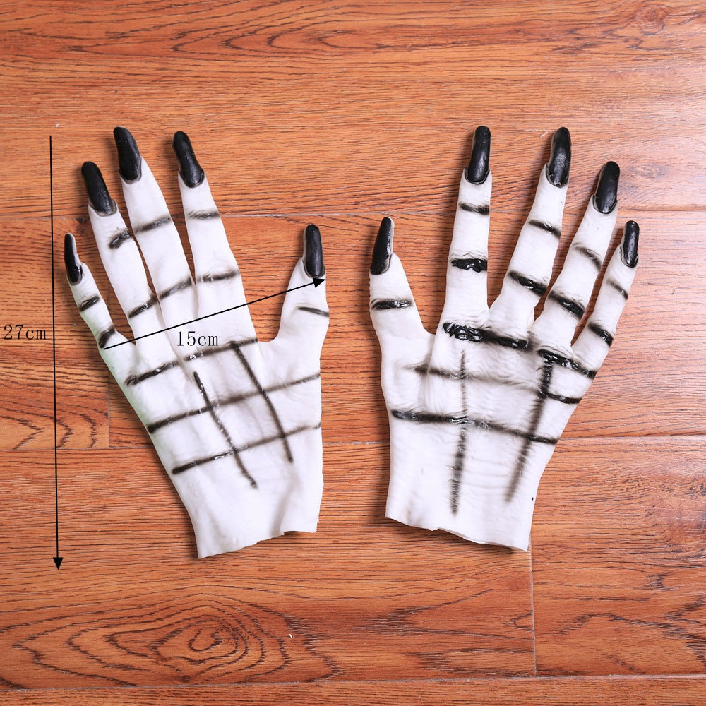 Ghost Claw Gloves for Dramatic Halloween Costume Looks