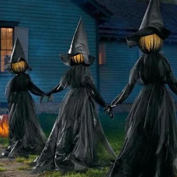Halloween Witch Decorations for a Creepy Yard Scene