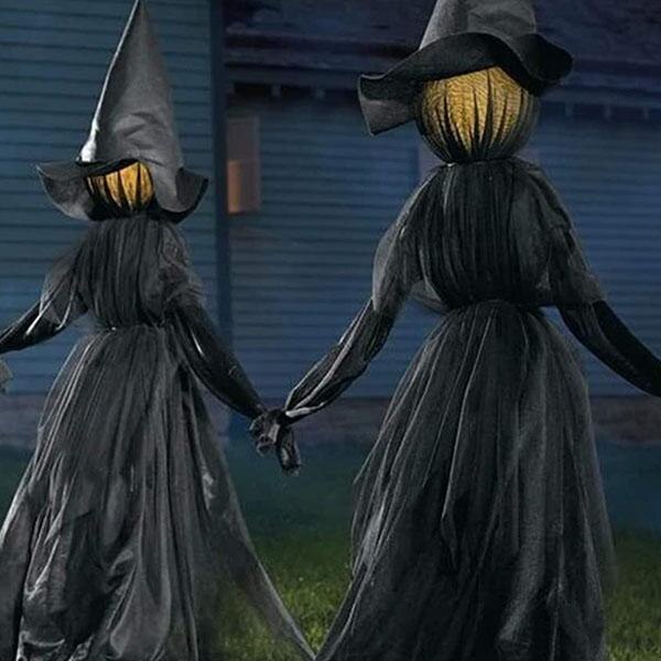Halloween Witch Decorations for a Creepy Yard Scene