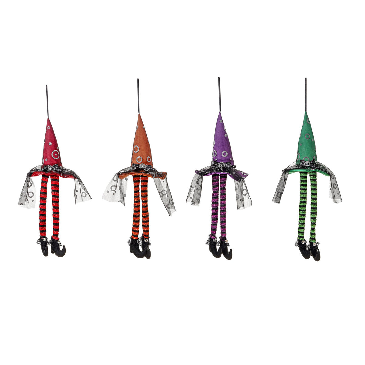 Light-Up Wizard Hat Halloween Window Display Decor