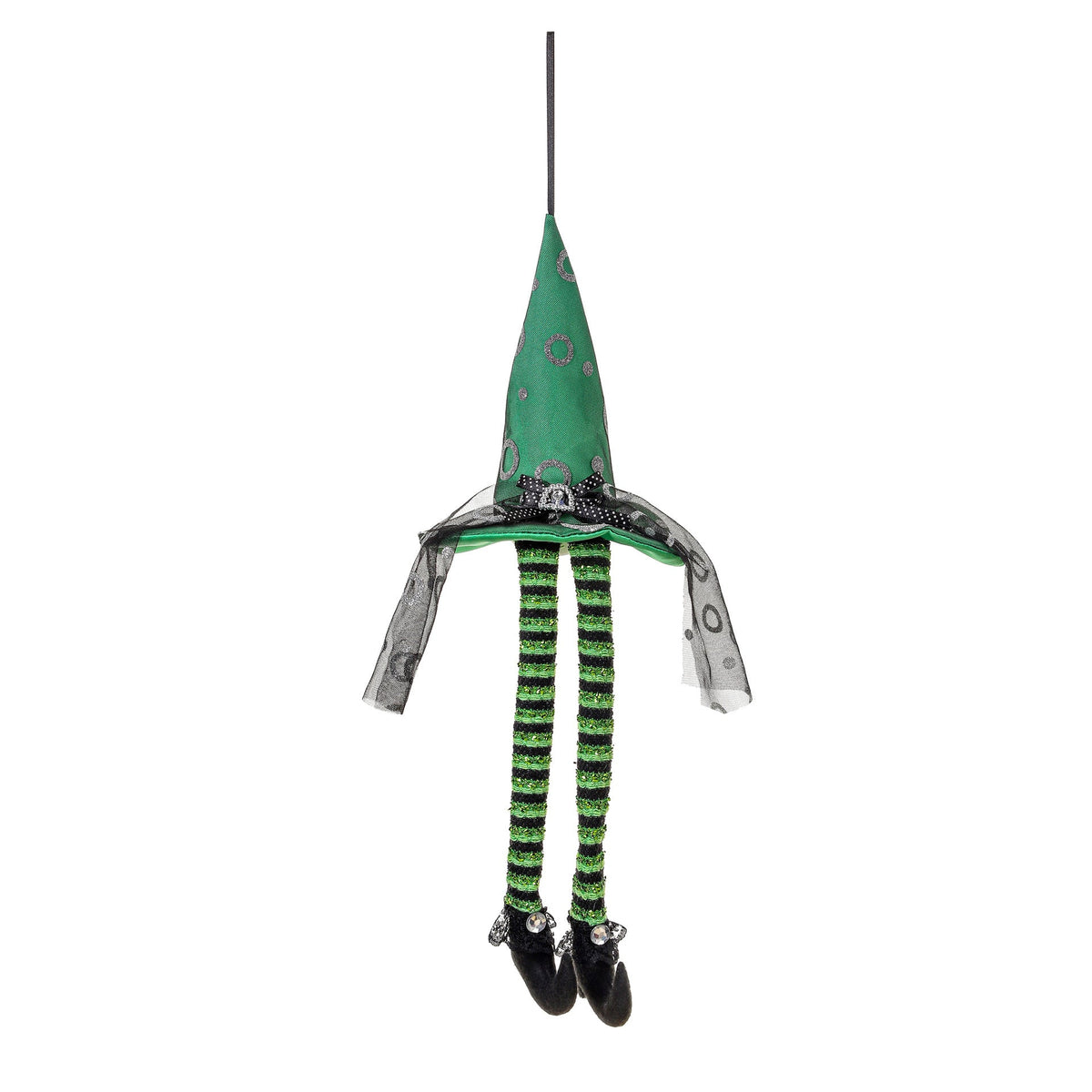 Light-Up Wizard Hat Halloween Window Display Decor