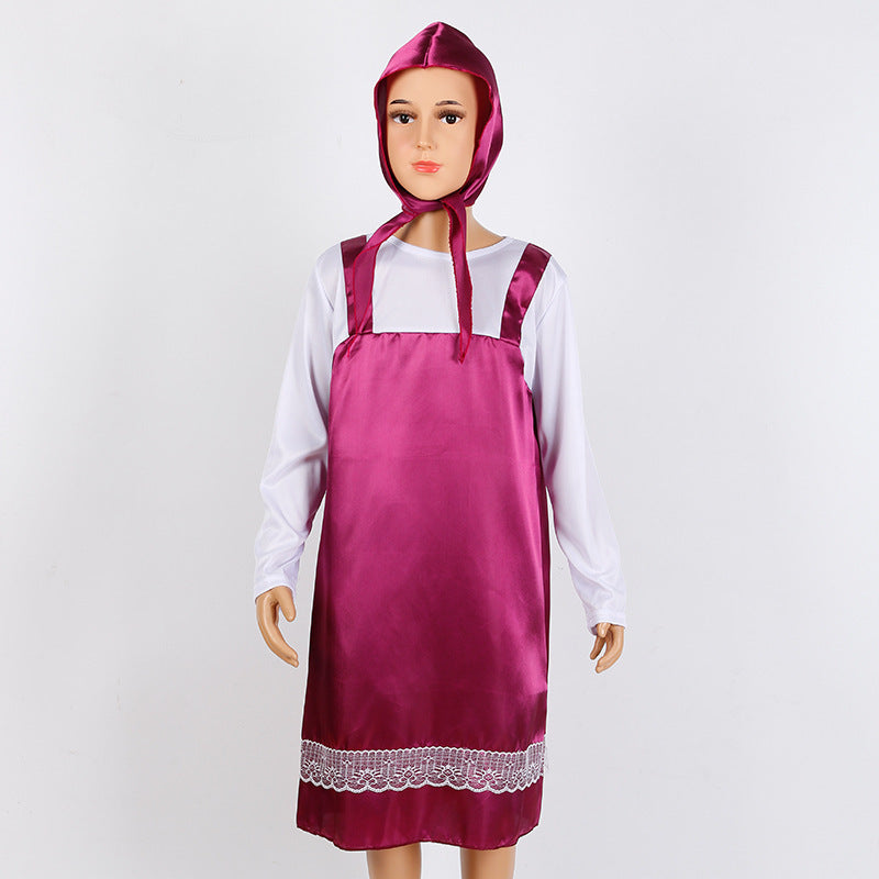 Little Red Riding Hood Costume for Kids Stage Play