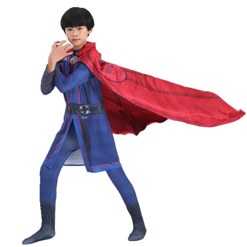Doctor Strange Cosplay Costume With Dramatic Flowing Cape