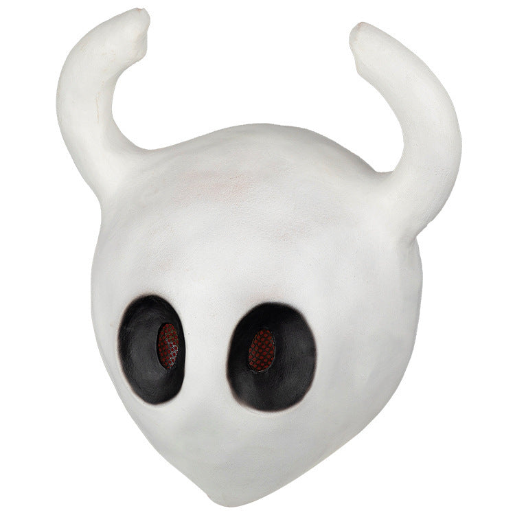 Hollow Knight-Inspired Horned Costume Mask for Cosplay