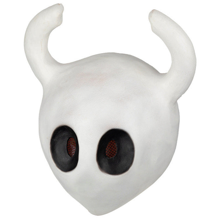 Hollow Knight-Inspired Horned Costume Mask for Cosplay