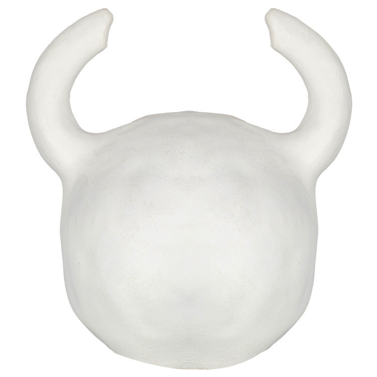 Hollow Knight-Inspired Horned Costume Mask for Cosplay