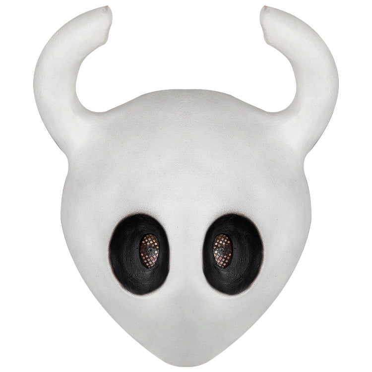 Hollow Knight-Inspired Horned Costume Mask for Cosplay