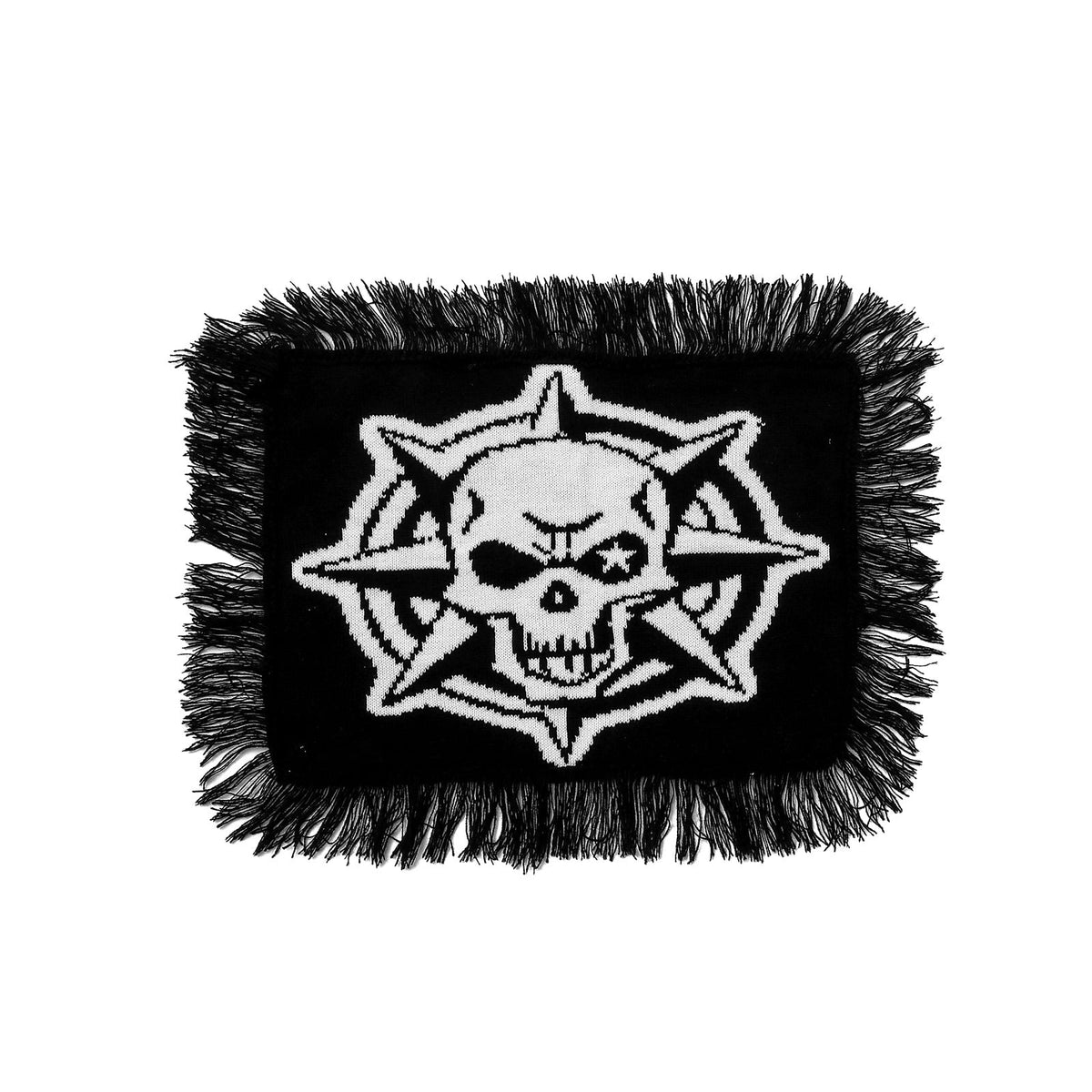 Halloween Skull Knit Placemat Table Decor for Parties