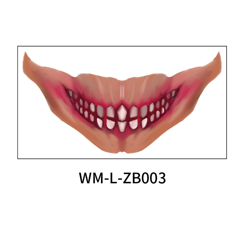 Halloween Mouth Stickers for Instant Horror Party Looks