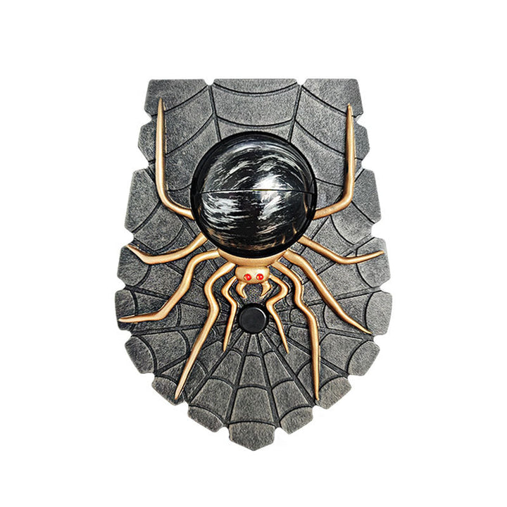 One-Eyed Spider Doorbell | Glowing Halloween Decor