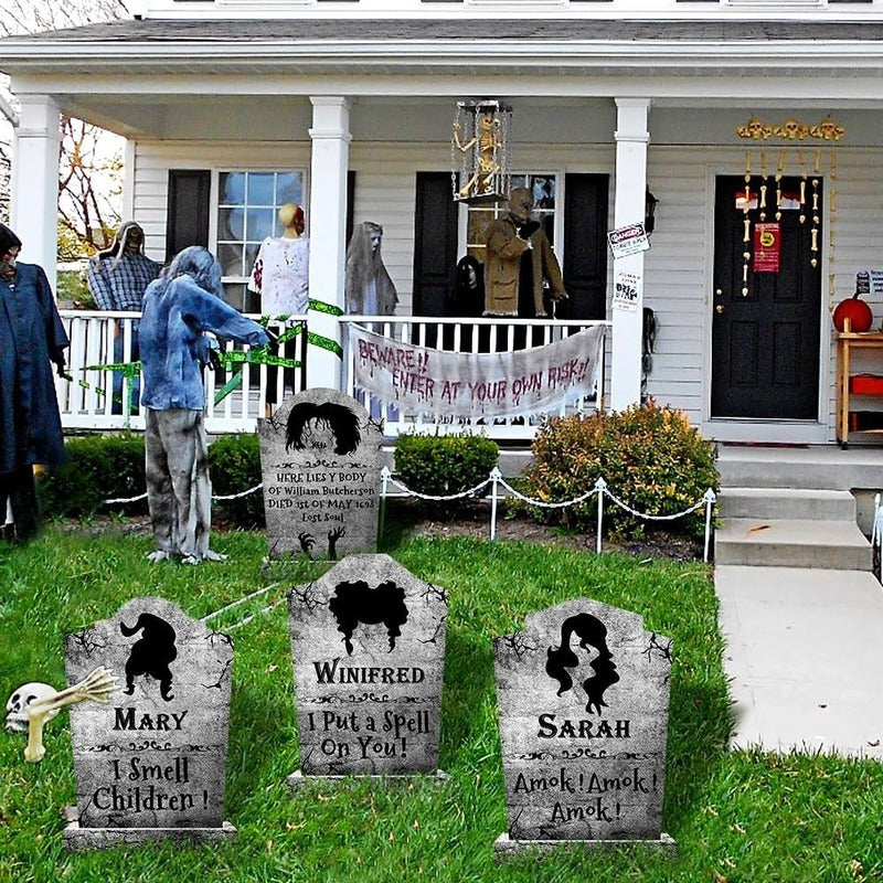 Halloween Tombstones for a Realistic Spooky Cemetery