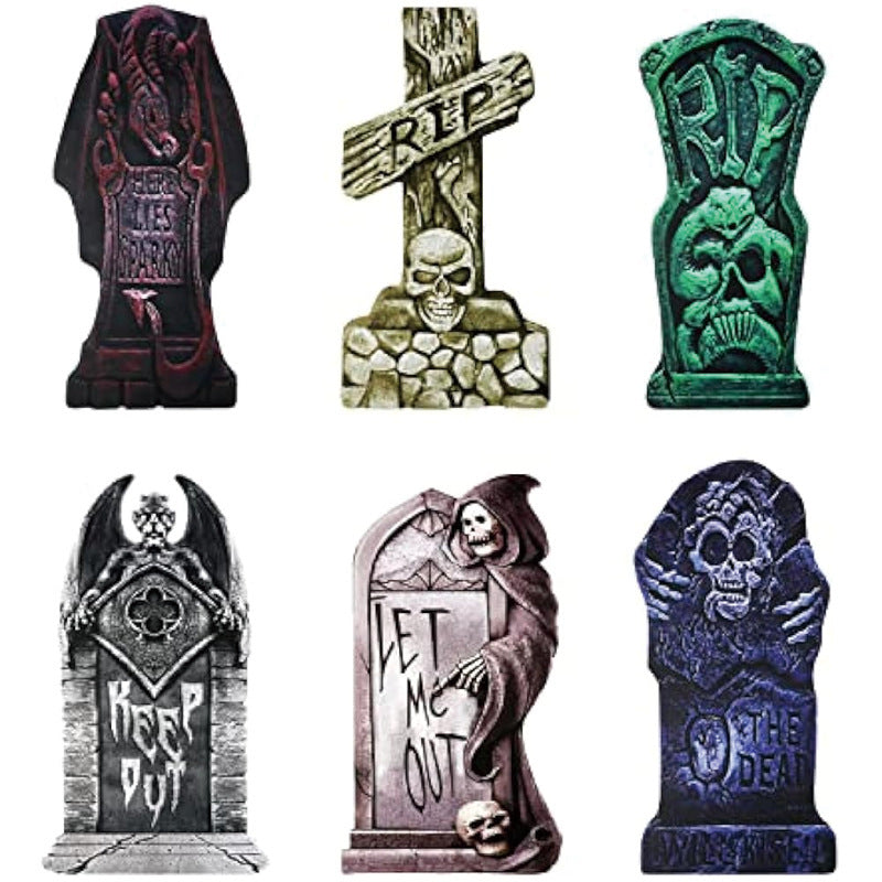 Halloween Tombstones for a Realistic Spooky Cemetery
