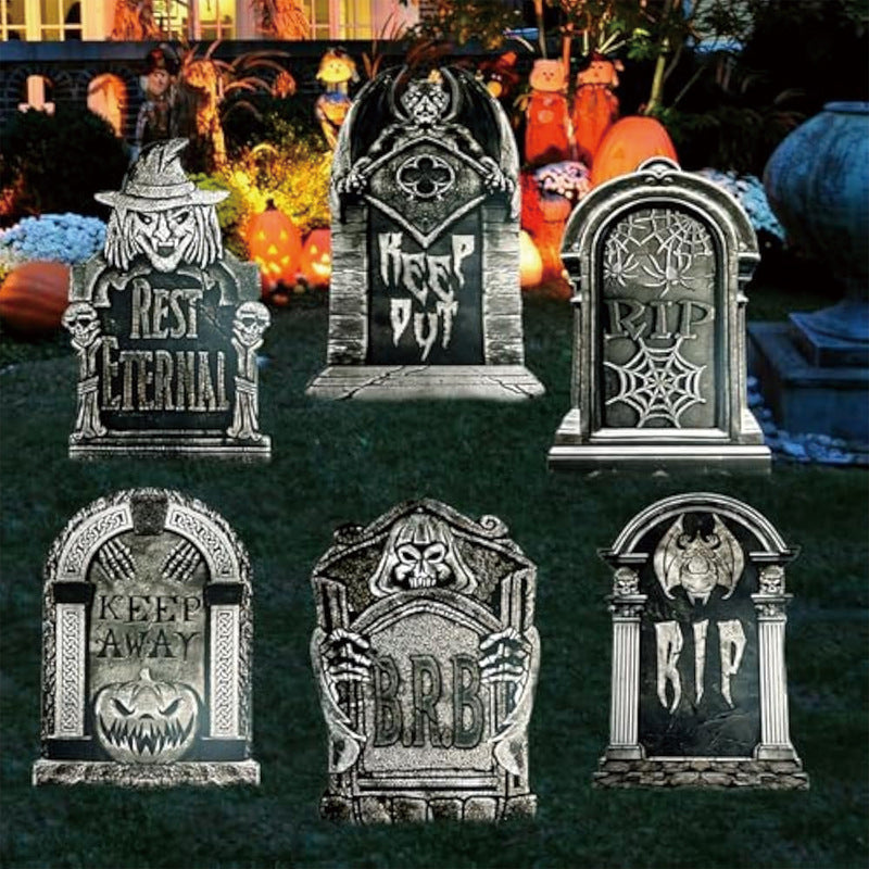 Halloween Tombstones for a Realistic Spooky Cemetery