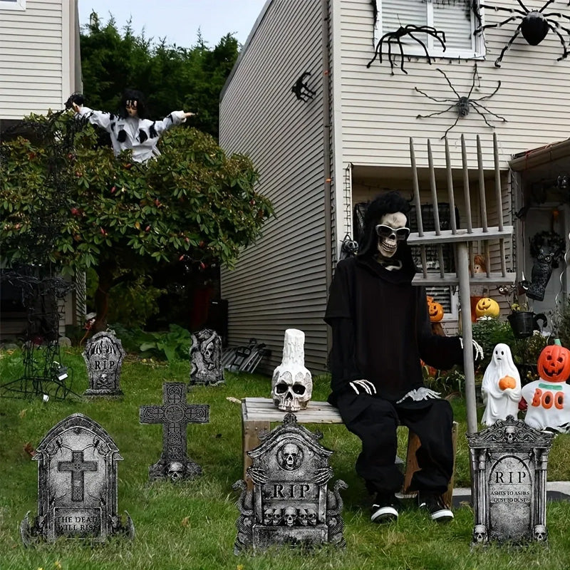 Halloween Tombstones for a Realistic Spooky Cemetery