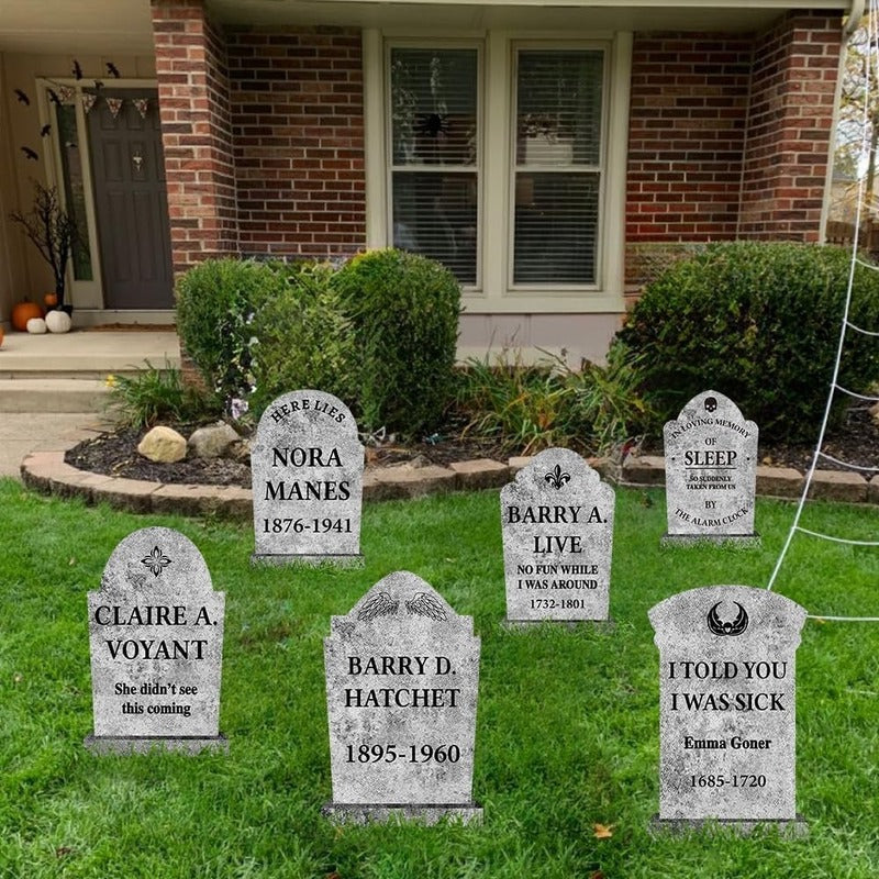 Halloween Tombstones for a Realistic Spooky Cemetery