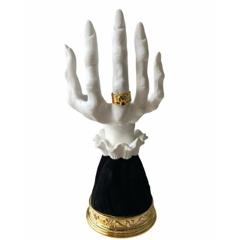 Halloween Palm Candle Holder for Gothic Centerpieces