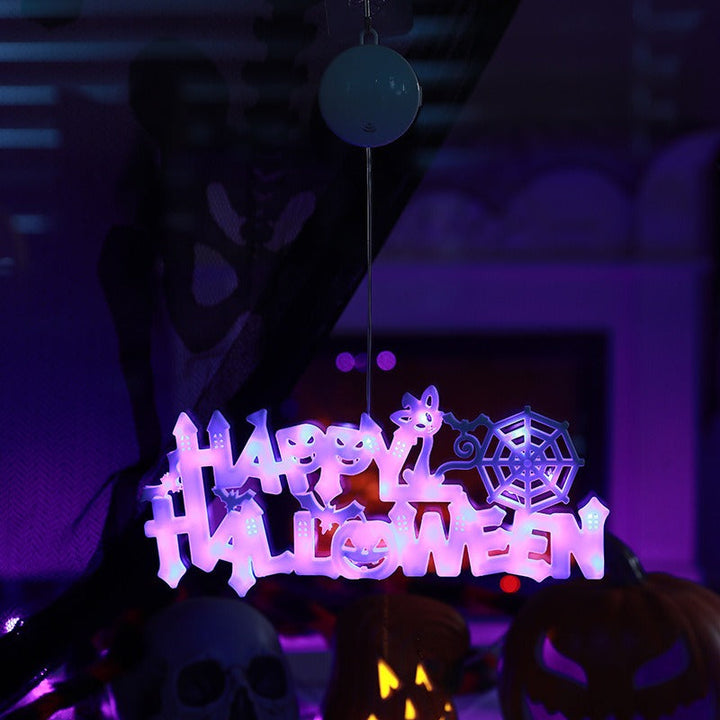 Halloween Hanging Sign - Illuminated Party Decoration