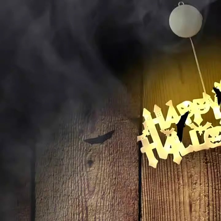 Halloween Hanging Sign - Illuminated Party Decoration