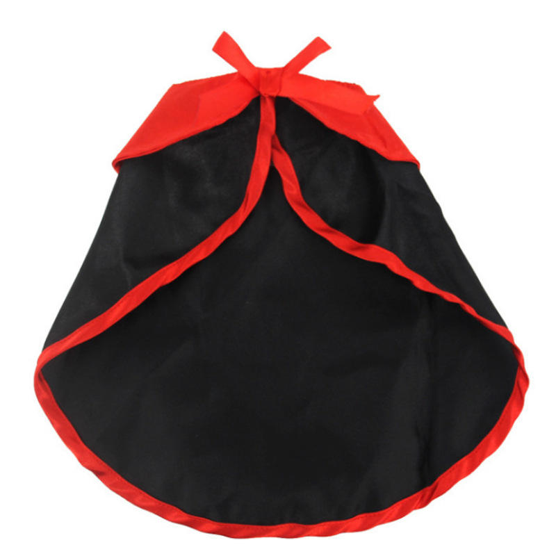 Pet Halloween Cloak Costume With Pumpkin Witch Hat