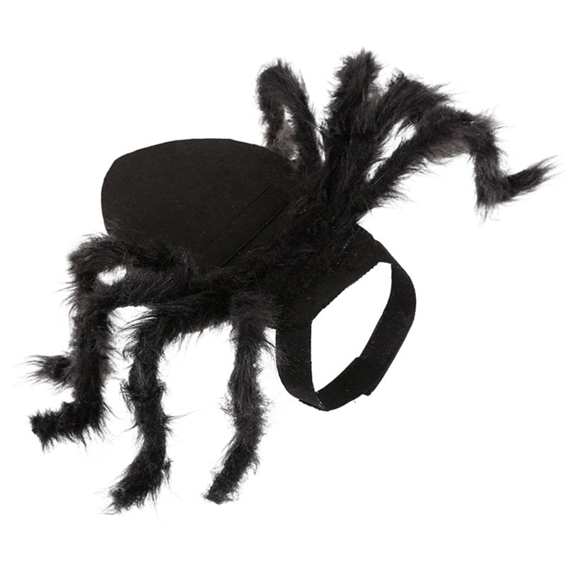 Spider Pet Costume for Halloween Funny Plush Look