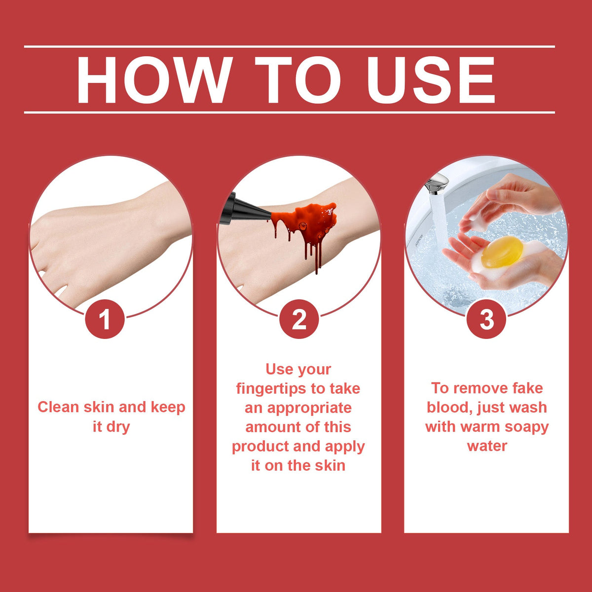 Halloween Fake Blood Makeup for Convincing Plasma Effects