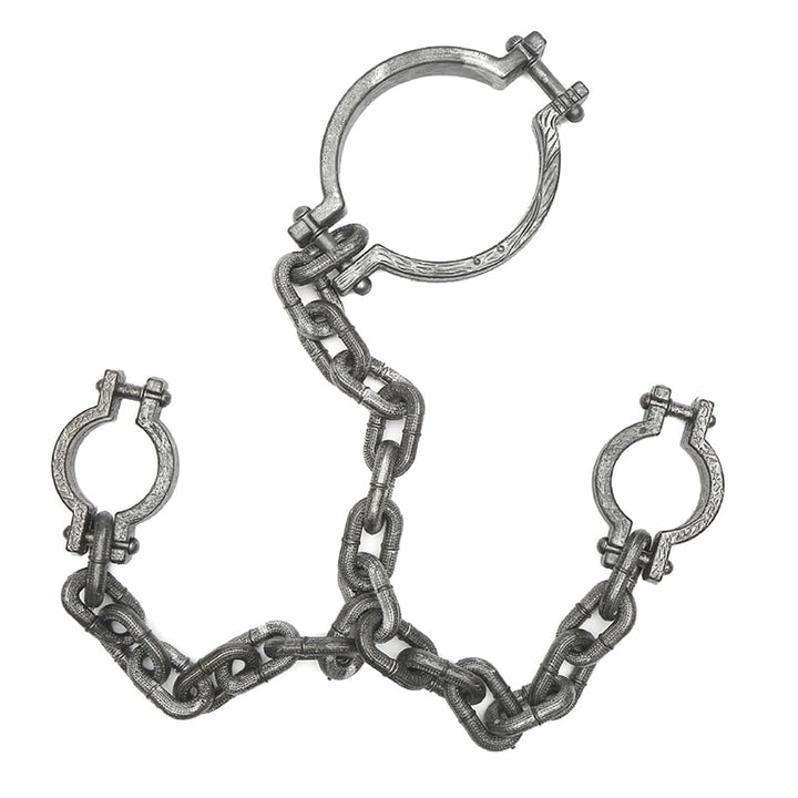 Chain Handcuff Prop for Prisoner Halloween Costumes