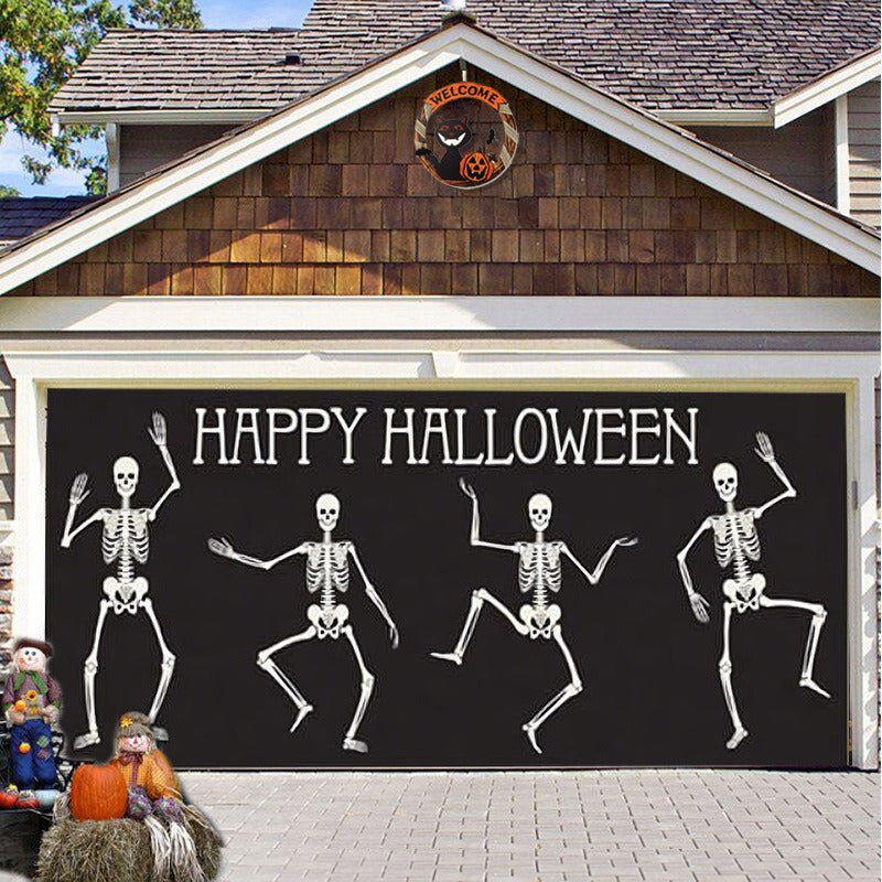 Halloween Garage Door Banner for Instant Haunted Decor