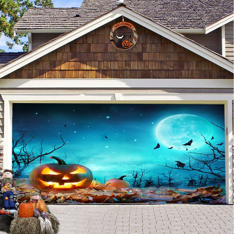 Halloween Garage Door Banner for Instant Haunted Decor