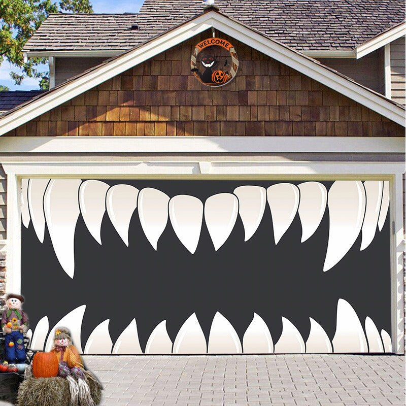 Halloween Garage Door Banner for Instant Haunted Decor