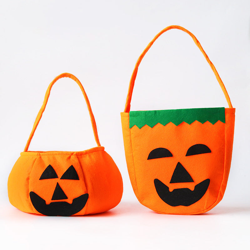 Halloween Pumpkin Candy Bag for Easy Trick-or-Treating