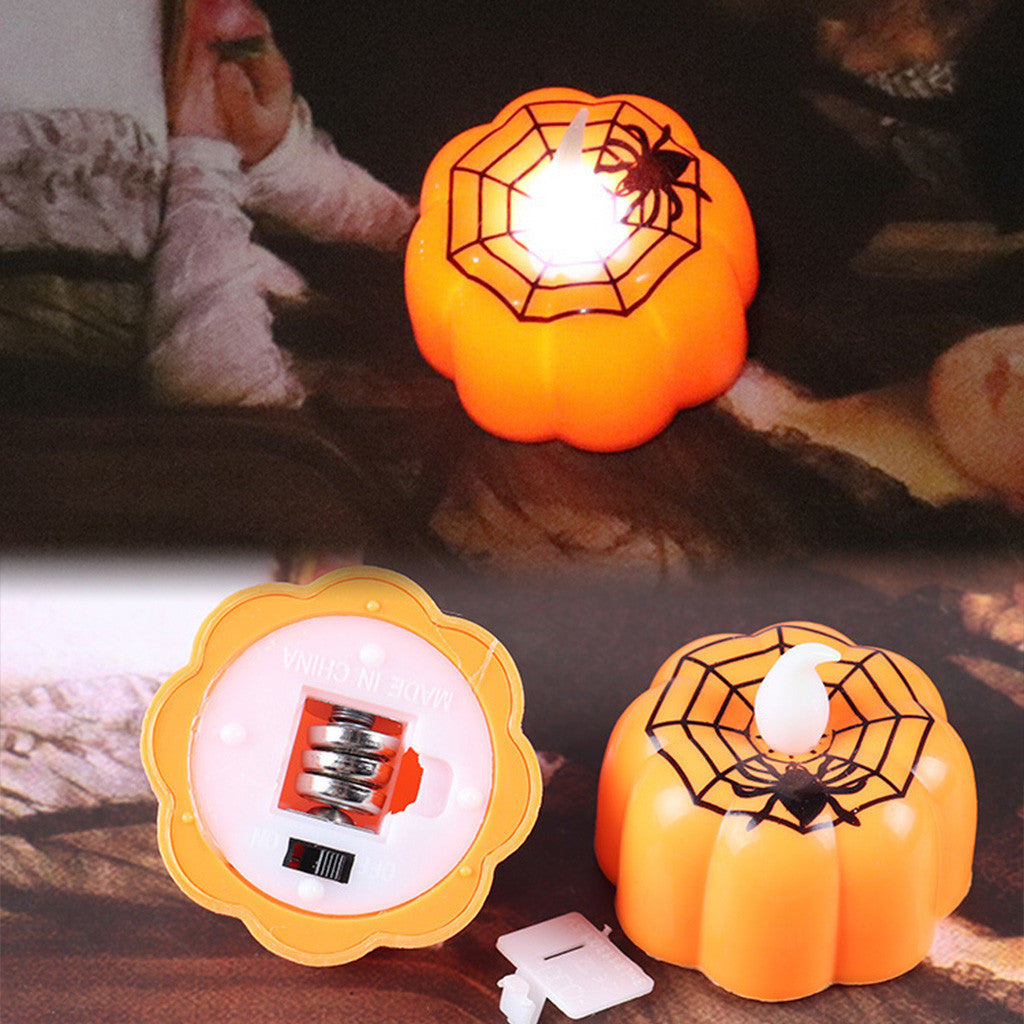Halloween Pumpkin Light: Flameless Flickering LED