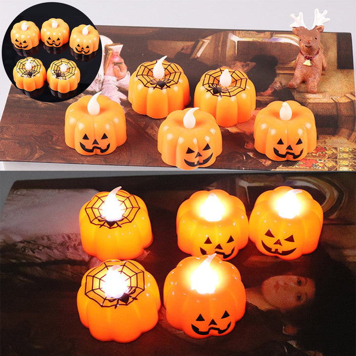 Halloween Pumpkin Light: Flameless Flickering LED