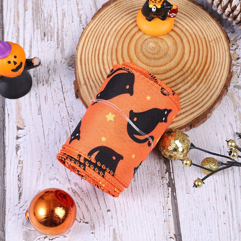 Halloween Decorative Ribbon for Spooky DIY Party Crafts