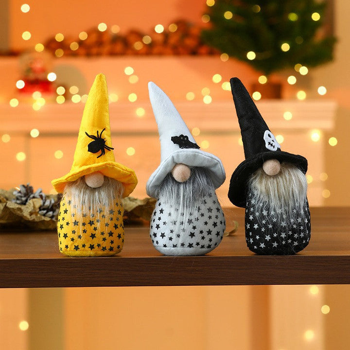 Halloween Gnome Doll Decoration for Festive Displays