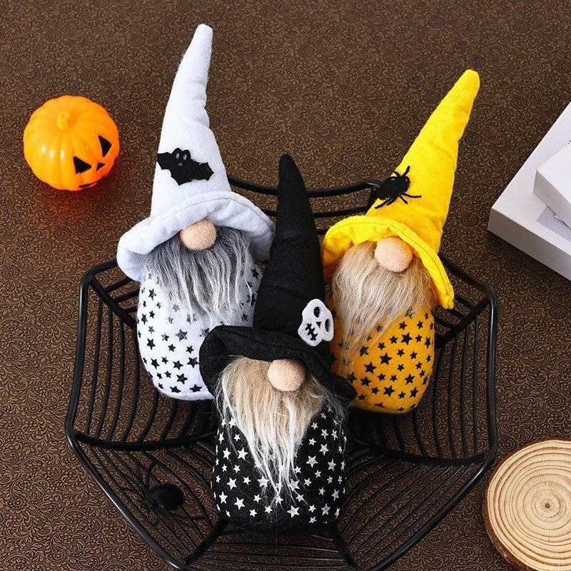 Halloween Gnome Doll Decoration for Festive Displays