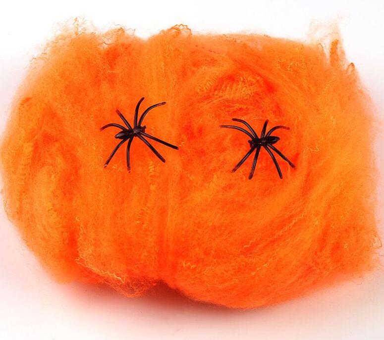 Stretchable Spider Web Decoration for Halloween Scenes