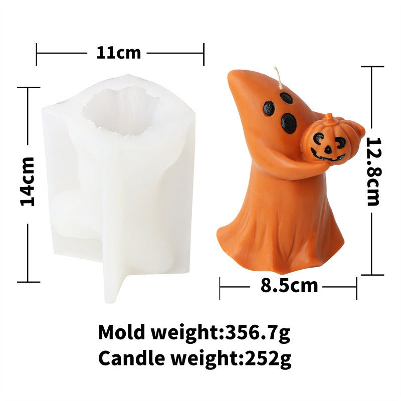 Halloween Ghost Candle Molds for Easy DIY Decorations
