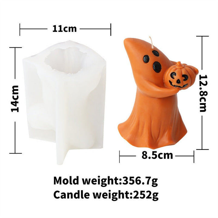 Halloween Ghost Candle Molds for Easy DIY Decorations