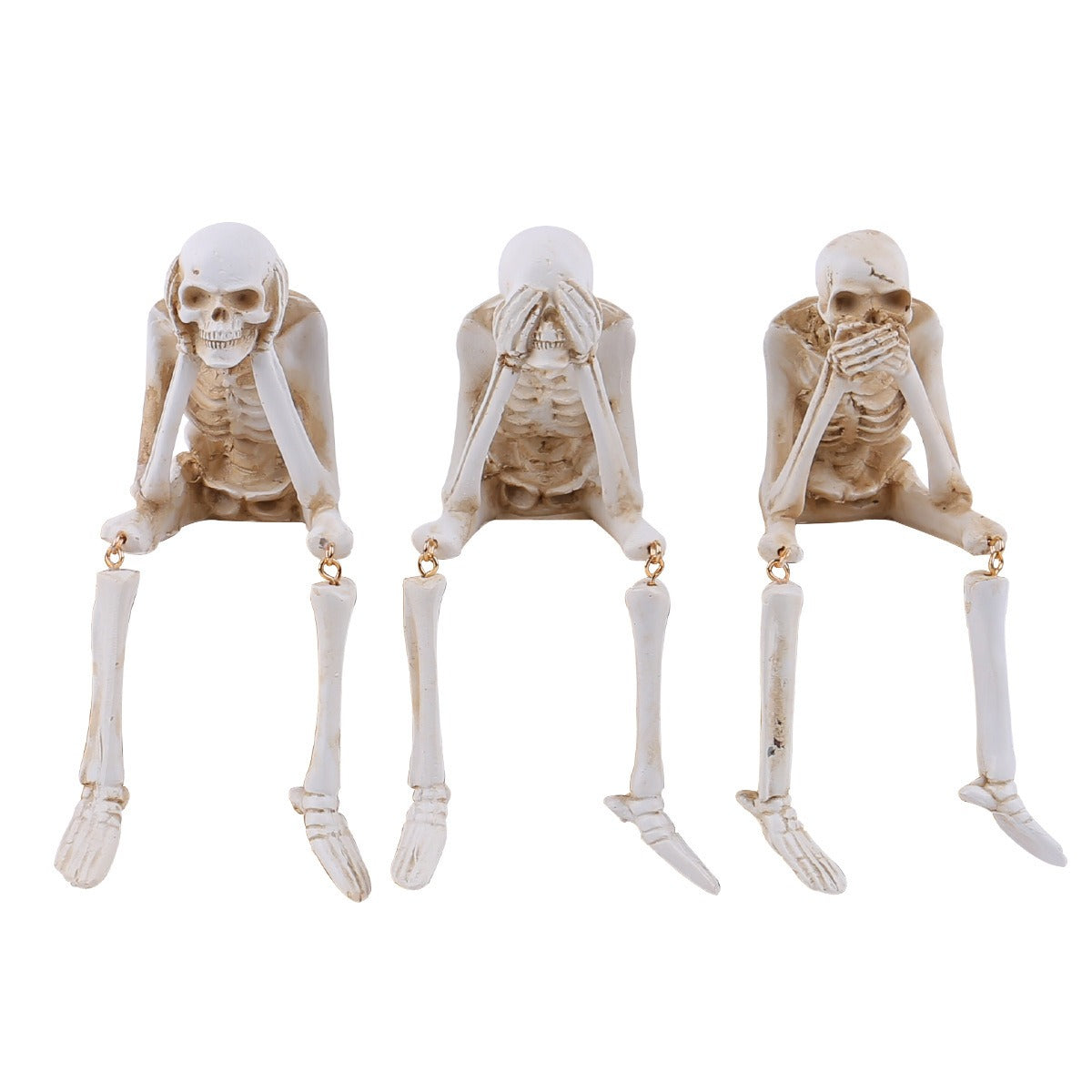 Halloween Skeleton Ornament for Spooky Tabletop Charm