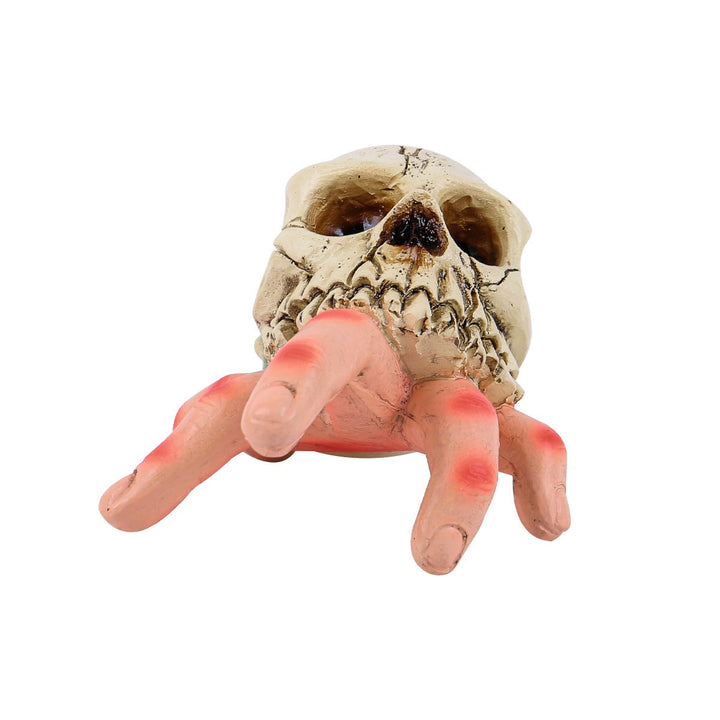 Halloween Skull Hand Resin Ornament for Gothic Decor