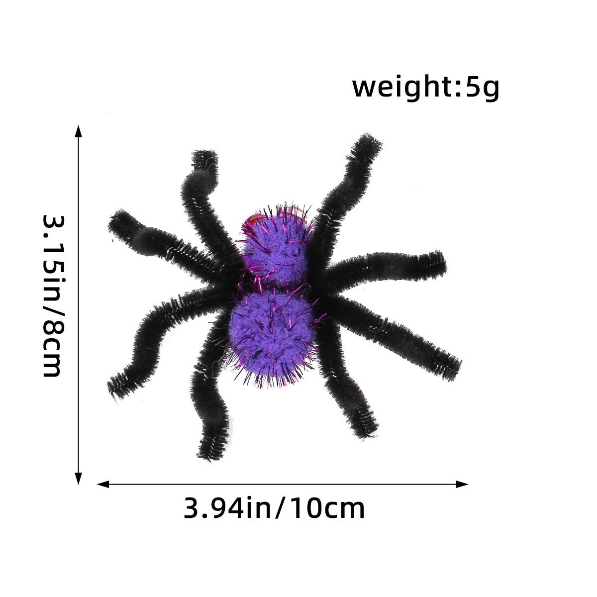 Halloween Spider Hair Clip for Playful Costume Fun