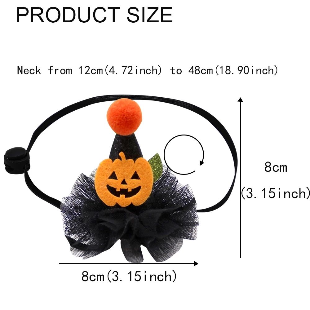 Pet Halloween Witch Hat for Festive Costume Photos